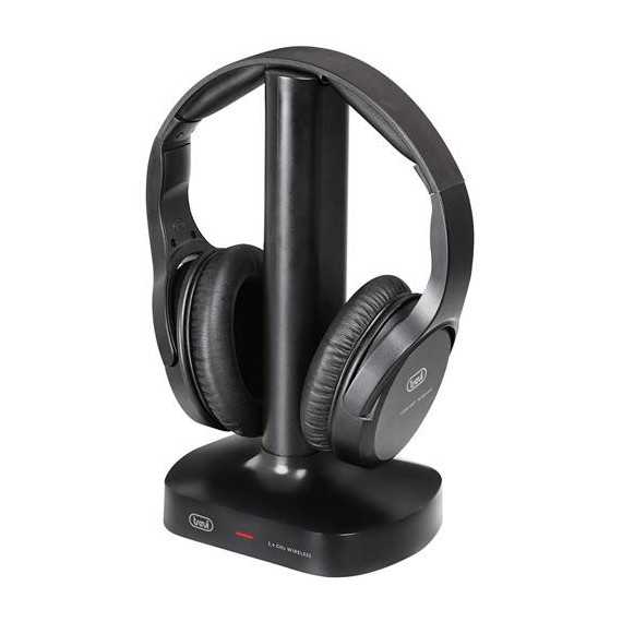 TREVI Auriculares Estereo Inalambrico FRS1480 Negro 100MTRS, Control Volumen