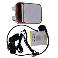 ANDOWL Amplificador Megafono Portatil con Microfono con Bt,micro Sd,usb, Recargable Q-KY70