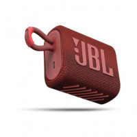 JBL Altavoz Portatil BLUETOOTH GO3 Rojo Resistente Al Agua IP67, Autonomia hasta 5 Horas