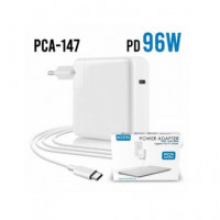 ACCETEL Cargador Universal Portatil Tipo C 96W Pd PCA-147 Blanco