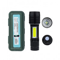 SANDA Linterna de Mano con Diferentes Modos de Luz y Clip SD-5630