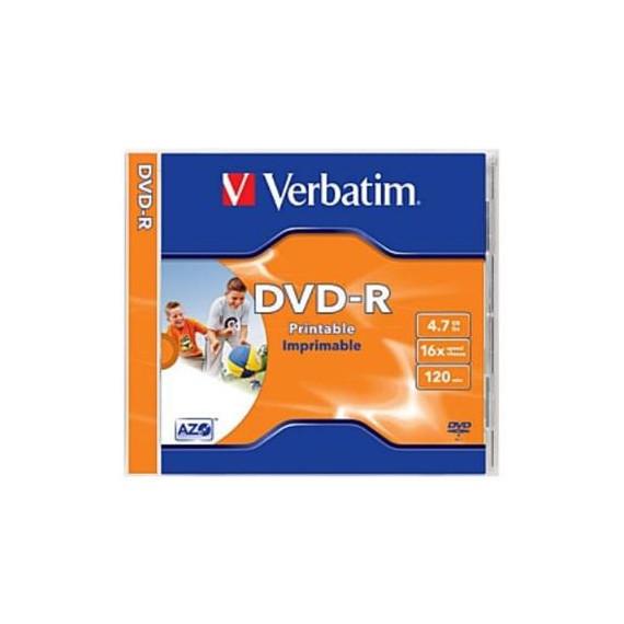 Verbatim Dvd-r Printable 4.7GB/120MIN  LALO