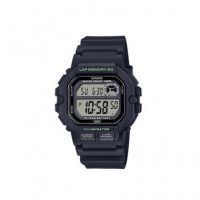 CASIO Coleccion WS-1400H-1AVEF Reloj Digital Negro Cronometro,temporizador 3 Alarmas Resis Al Agua