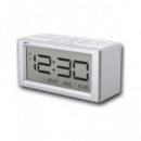 SAMI LD-1116 Reloj Despertador con Pantalla Lcd, Numeros Xl, Temperatura, Alarma