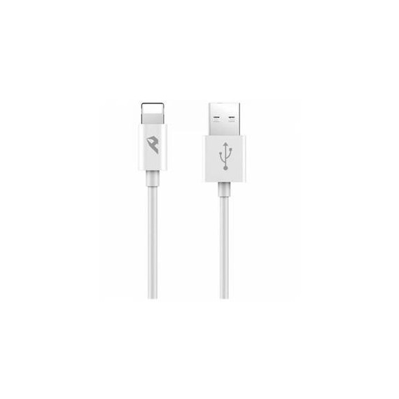 HOME Cable Datos Lightning Blanco 2.4A 1MTR