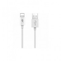 HOME Cable Datos Lightning Blanco 2.4A 1MTR