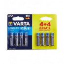 VARTA Pack Pila Aaa 4+4 LR03