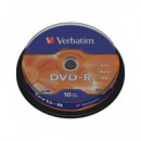 VERBATIM Lata 10 Pcs Dvd-r 16X 4.7GB
