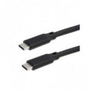 EUROCONNEX Cable Usb-C Thunderbolt M/M 20Gbps 4K 60Hz 5A 1Mtr Negro 0367, super rapidos.