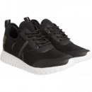 Sporty Runner Eva Slipon Black  CALVIN KLEIN