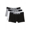 Pack de 3 Boxers Courts Noir/blanc-argen  LACOSTE