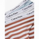 Bikini 3PK Blue/white/rainer Stripe_sand  CALVIN KLEIN