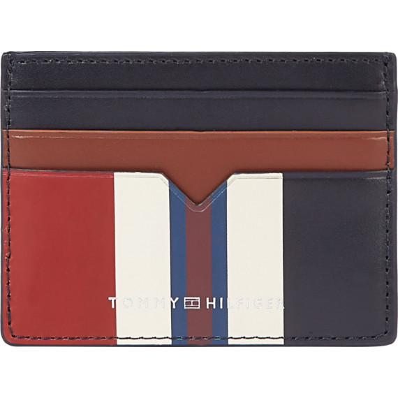 Th Modern Leather Cc Holder Corporate St  TOMMY HILFIGER