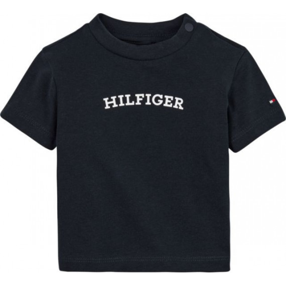 Baby Curved Monotype Tee S/s Desert Sky  TOMMY HILFIGER
