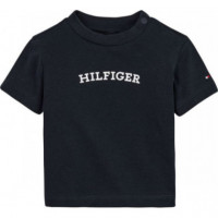 Baby Curved Monotype Tee S/s Desert Sky  TOMMY HILFIGER
