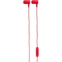 Auriculares con Cable GOODIS con Micrófono (in Ear - Micrófono - Rojo)