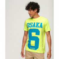 Camiseta Gráfica Flúor Osaka  SUPERDRY