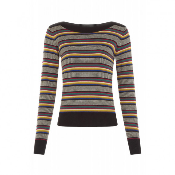 Jerséis y Sudaderas Top KING LOUIE Audrey Sixties Stripe