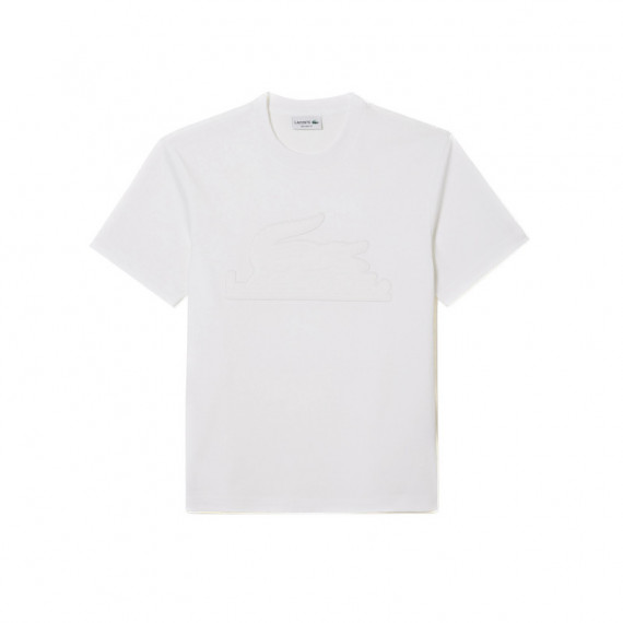 Camiseta Lacoste Blanca - camisetas hombre
