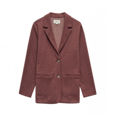 Chaquetas Mujer Americana Yerse Jacquard Naranja