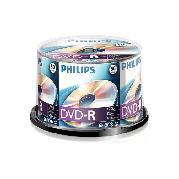 PHILIPS Lata 50 Dvd-r 4.7GB 120MINS 16X