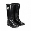 Bota de Agua Negro  KARL LAGERFELD KIDS