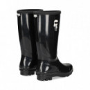 Bota de Agua Negro  KARL LAGERFELD KIDS