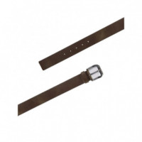 Cinturones Cinturón REPLAY de Piel Cepillada Dark Wood Brown