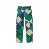 Pantalones Pantalón THINKING MU Tetris Verde