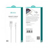 DEVIA Smart Cable Lightning 2MTRS Blanco