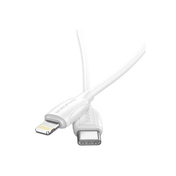 BOROFONE Cable Datos para Iphone Lightning a Tipo C BX19 2MTRS Blanco