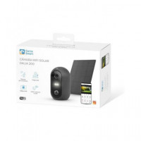 GARZA Smart Camara Ip Wifi Solar Dalia 200 1080P Fhd Detector de Movimiento Vison Nocturna 360º