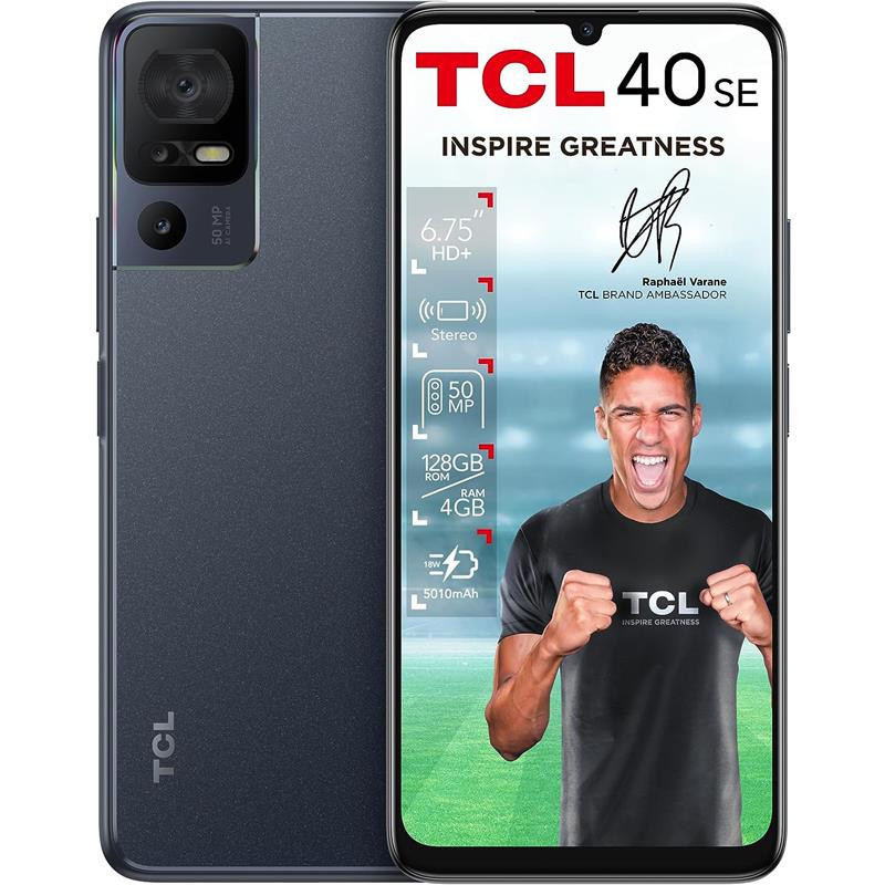 TCL 40 SE 256GB - Smartphone de 6.75 (Pantalla 90Hz, 6GB-256GB, Ampliable  MicroSD, Dual SIM, Cámara 50MP, Batería 5010mAh, Doble Altavoz estéreo,  Android 13.) Dark Grey : : Electrónica