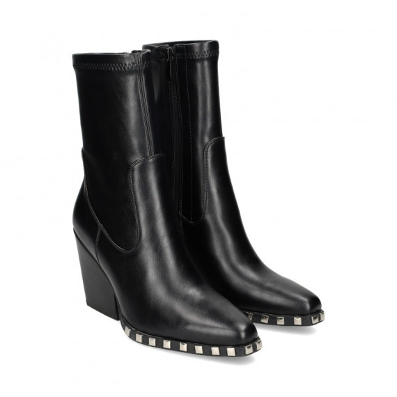 Botin Tachas Negro  NOA HARMON