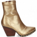 Botin Tachas Napa Stretch Oro  NOA HARMON