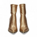 Botin Tachas Napa Stretch Oro  NOA HARMON