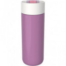 KAMBUKKA Termo Olympus 500ML Violet 10H CALIENTE/20H Frio con Bloqueo