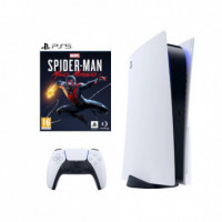 Consola Sony Playstation 5 con Lector de Disco + PS5 Marvel Spider-man: Miles Morales  SONY PS5