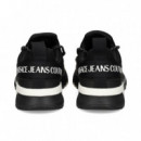 Deportivo Malla/piel Blanco/negro  VERSACE JEANS