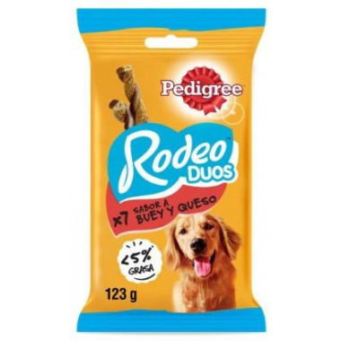 PEDIGREE RODEO DUO QUESO/BUEY 123 GR