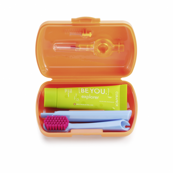 Travel Set Dental CURAPROX Naranja