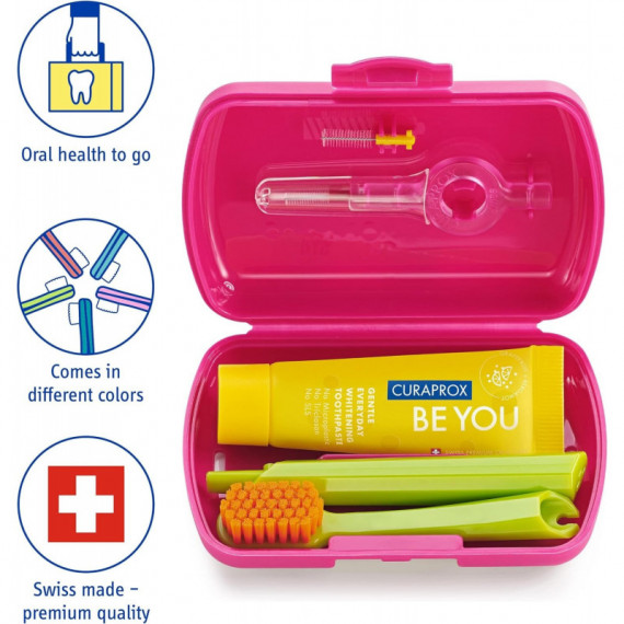 Travel Set Dental CURAPROX Fucsia