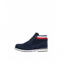 TOMMY HILFIGER - Core Hilfiger Suede Boot - DW5 - F|FM0FM04800/DW5