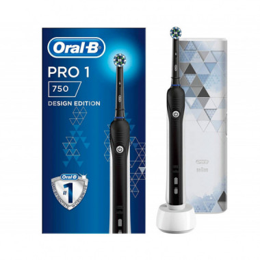 Cepillo Dental BRAUN Oral-b Pro 1 750 Negro (pack Regalo)