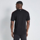 Camiseta 11º Colour Block Tape Negro/blanco