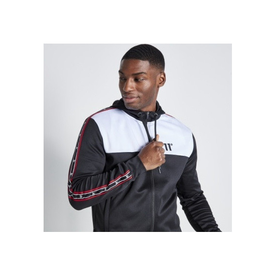 Chaqueta 11º Colour Block Hoodie Negro/blanco