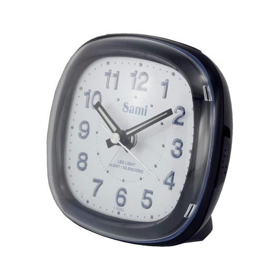 SAMI S-9940L Reloj Despertador Analogico Silencioso