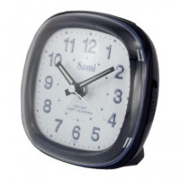 SAMI S-9940L Reloj Despertador Analogico Silencioso