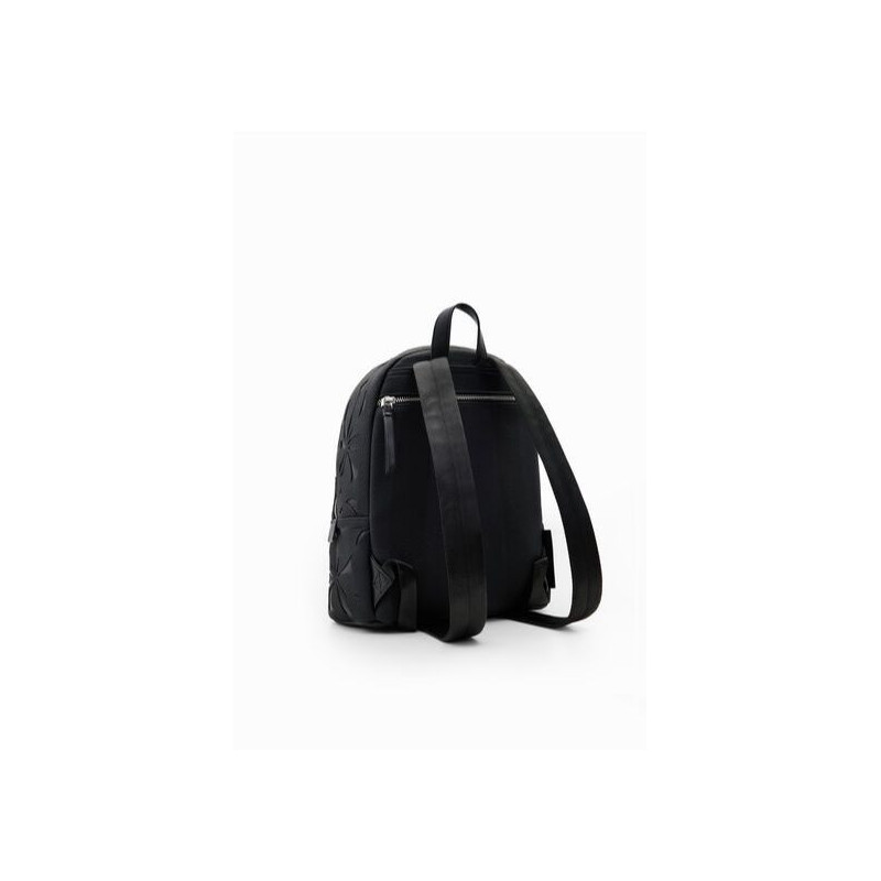 Mochila Desigual negra troquelada Onyx 23WAKP19 - Mochilas