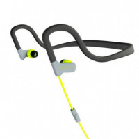 ENERGY SISTEM Auriculares con Micro Sport 2 Amarillo Mic Mic/control Voz/banda para el Cuello/sweatproof